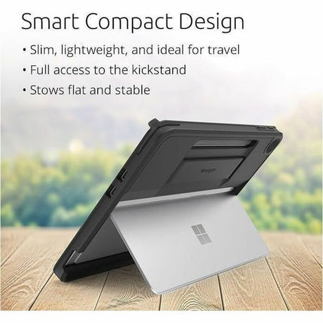 Kensington BlackBelt Rugged Carrying Case for 12" Microsoft Surface Pro Tablet - Black