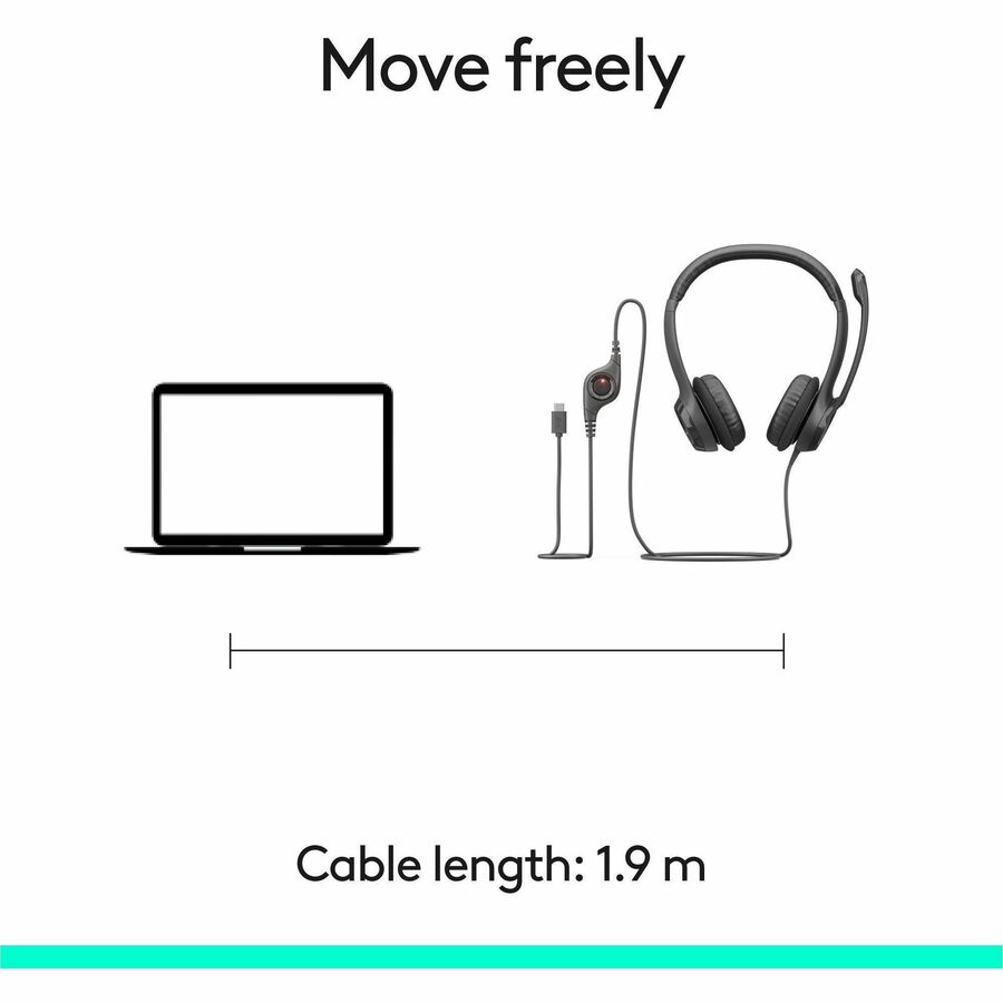 H390 USB-C Computer Headset