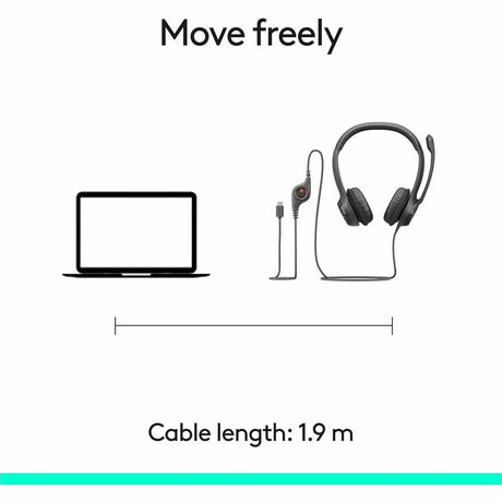 H390 USB-C Computer Headset