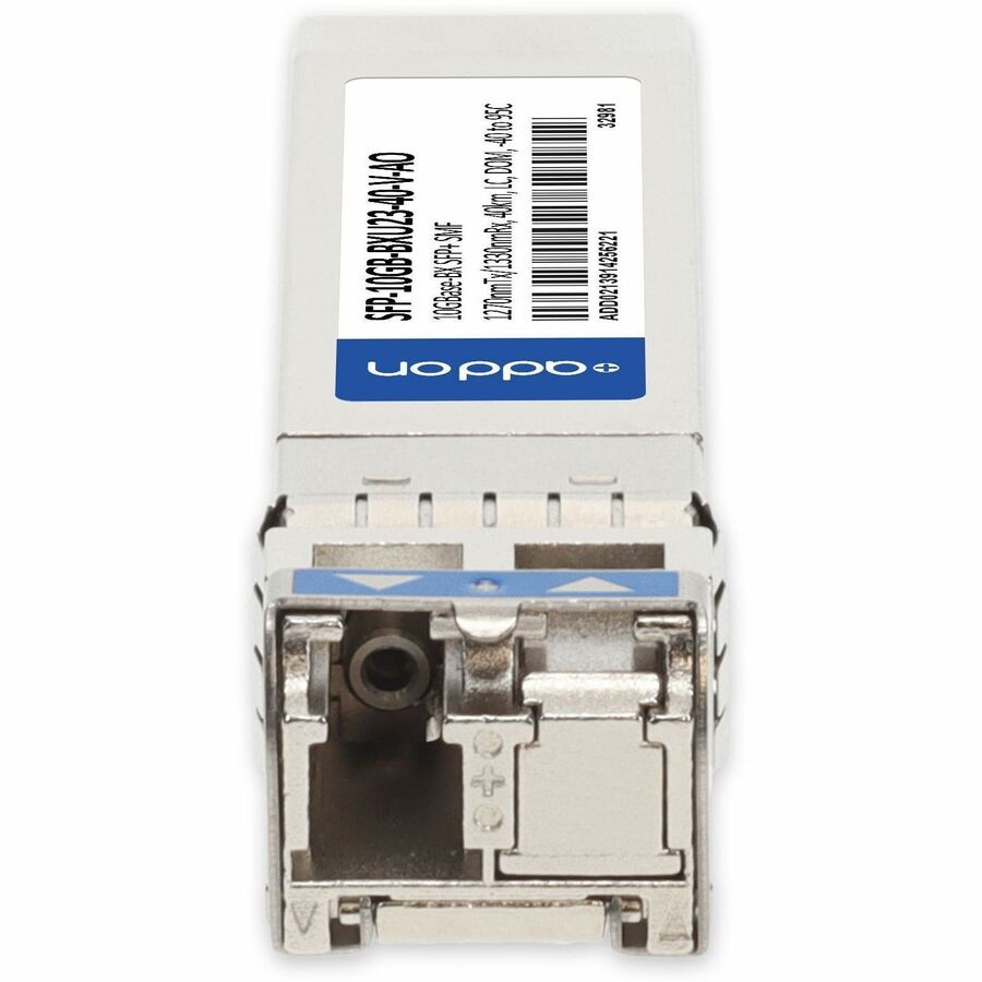 AddOn MSA and TAA 10GBase-BX SFP+ Transceiver (SMF, 1270nmTx/1330nmRx, 40km, LC, DOM, -40 to 95C)