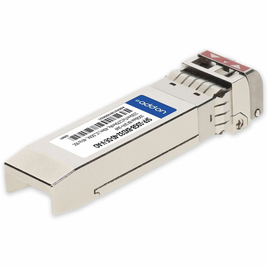 AddOn Dell Compatible TAA 10GBase-BX SFP+ Transceiver (SMF, 1330nmTx/1270nmRx, 40km, LC, DOM, -40 to 95C)