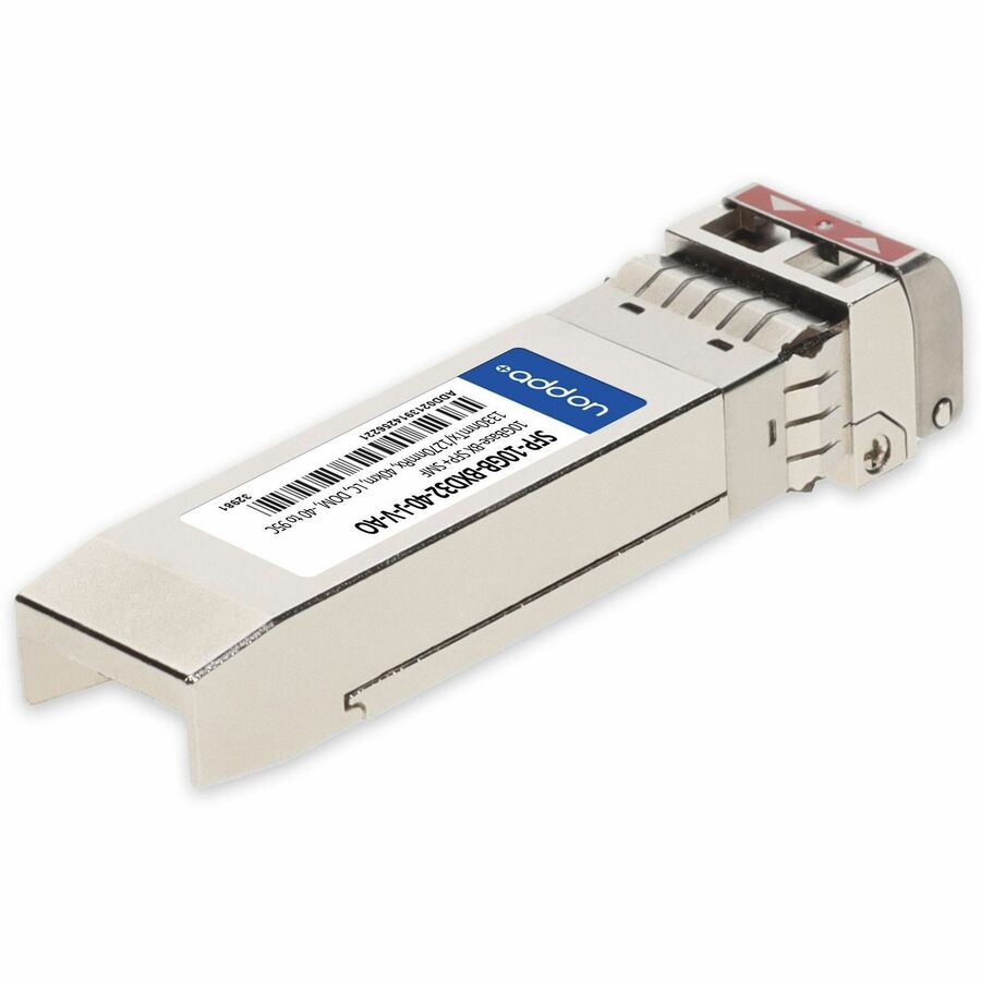 AddOn Juniper Networks Compatible TAA 10GBase-BX SFP+ Transceiver (SMF, 1330nmTx/1270nmRx, 40km, LC, DOM, -40 to 95C)