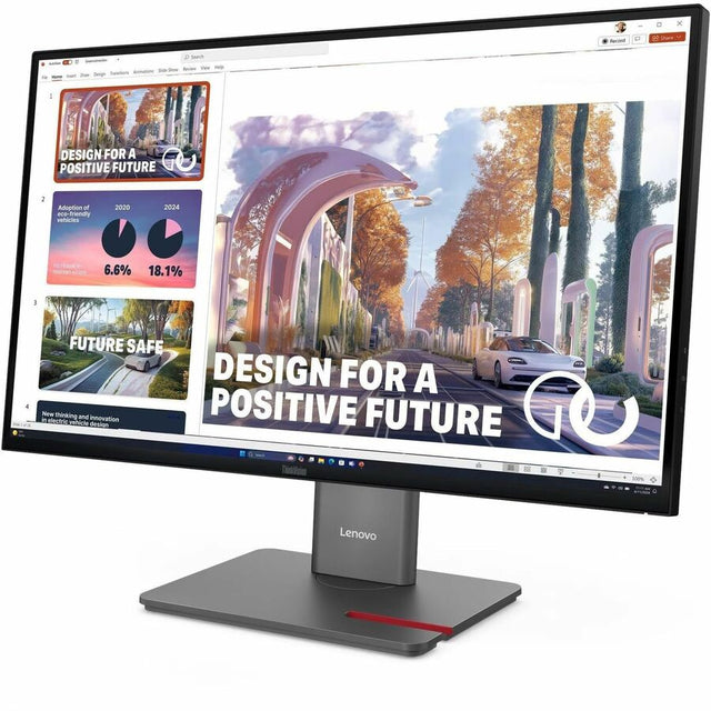 Lenovo ThinkVision P27QD-40 27" Class WQHD LED Monitor - 16:9 - Raven Black