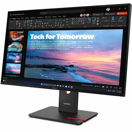 Lenovo ThinkVision T27QD-40 27" Class WQHD LED Monitor - 16:9 - Eclipse Black