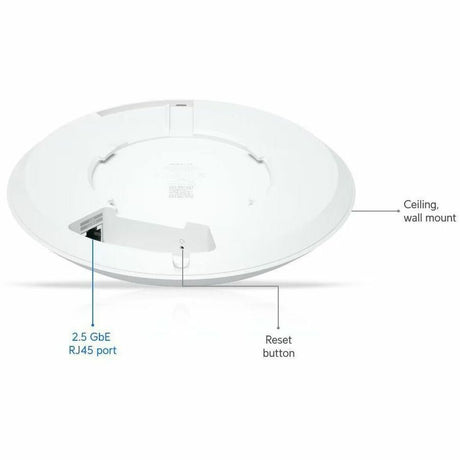 Ubiquiti U7 Long-Range Dual Band Wi-Fi 7 IEEE 802.11n/ac/ax/be/v/r/k 4.30 Gbit/s Wireless Access Point