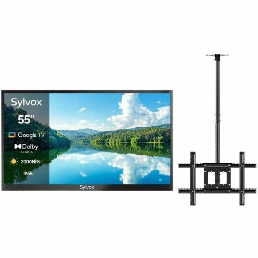 SYLVOX Pool Pro 2.0 OT55A2KHGF 55" Smart LED-LCD TV 2024 - 4K UHDTV - High Dynamic Range (HDR) - Black