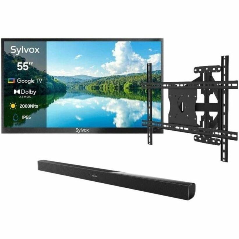 SYLVOX Pool Pro 2.0 OT55A2KHGF 55" Smart LED-LCD TV 2024 - 4K UHDTV - High Dynamic Range (HDR) - Black