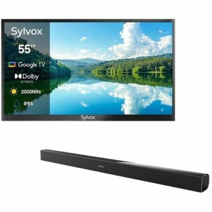 SYLVOX Pool Pro 2.0 OT55A2KHGF 55" Smart LED-LCD TV 2024 - 4K UHDTV - High Dynamic Range (HDR) - Black