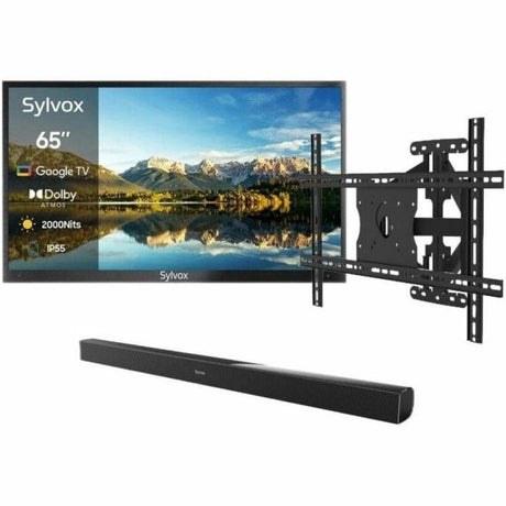 SYLVOX Pool Pro 2.0 OT65A2KHGF 65" Smart LED-LCD TV 2024 - 4K UHDTV - High Dynamic Range (HDR) - Black