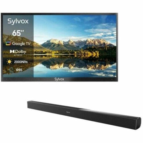 SYLVOX Pool Pro 2.0 OT65A2KHGF 65" Smart LED-LCD TV 2024 - 4K UHDTV - High Dynamic Range (HDR) - Black