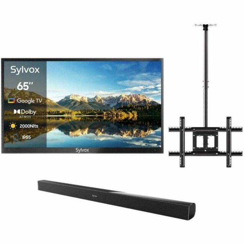 SYLVOX Pool Pro 2.0 OT65A2KHGF 65" Smart LED-LCD TV 2024 - 4K UHDTV - High Dynamic Range (HDR) - Black