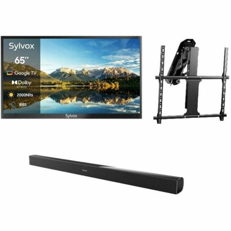 SYLVOX Pool Pro 2.0 OT65A2KHGF 65" Smart LED-LCD TV 2024 - 4K UHDTV - High Dynamic Range (HDR) - Black