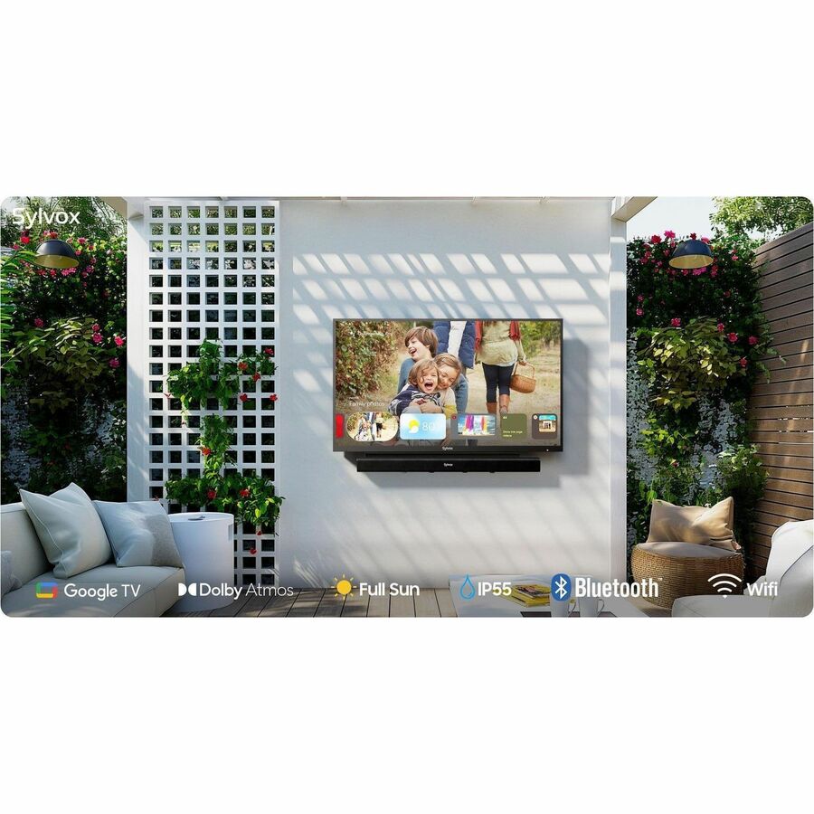 SYLVOX Pool Pro 2.0 OT75A2KHGF 75" Smart LED-LCD TV 2024 - 4K UHDTV - High Dynamic Range (HDR) - Black