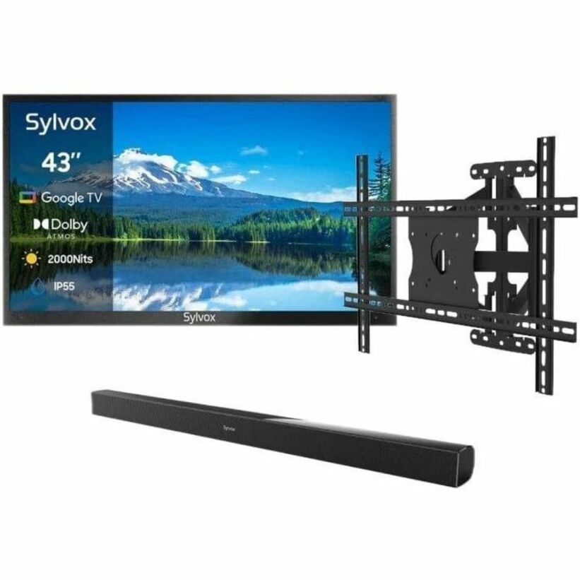 SYLVOX Pool Pro 2.0 OT43A2KHGF 43" Smart LED-LCD TV 2024 - 4K UHDTV - High Dynamic Range (HDR) - Black