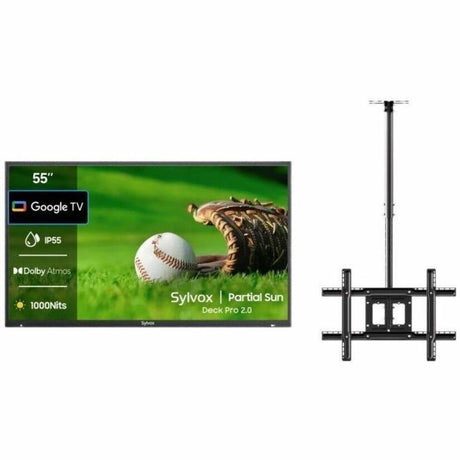 SYLVOX Deck Pro 2.0 OT55A2KHGD 55" Smart LED-LCD TV 2024 - 4K UHDTV - High Dynamic Range (HDR) - Black