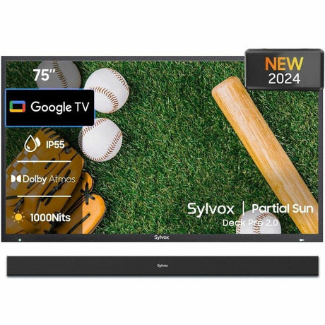 SYLVOX Deck Pro 2.0 OT65A2KHGD 65" Smart LED-LCD TV 2024 - 4K UHDTV - High Dynamic Range (HDR) - Black