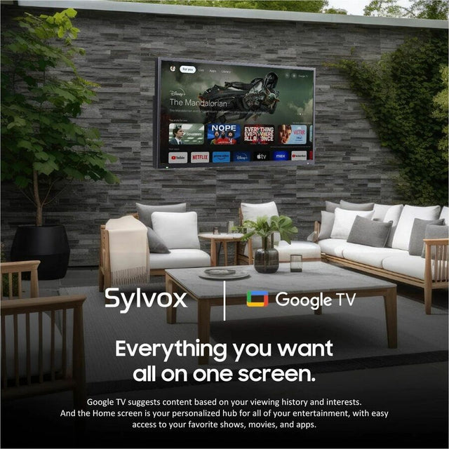 SYLVOX Deck Pro 2.0 OT75A2KHGD 75" Smart LED-LCD TV 2024 - 4K UHDTV - High Dynamic Range (HDR) - Black