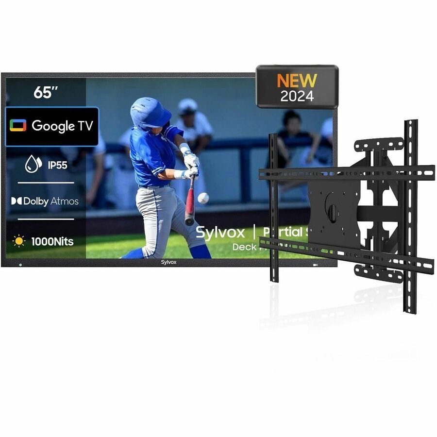 SYLVOX Deck Pro 2.0 OT75A2KHGD 75" Smart LED-LCD TV 2024 - 4K UHDTV - High Dynamic Range (HDR) - Black