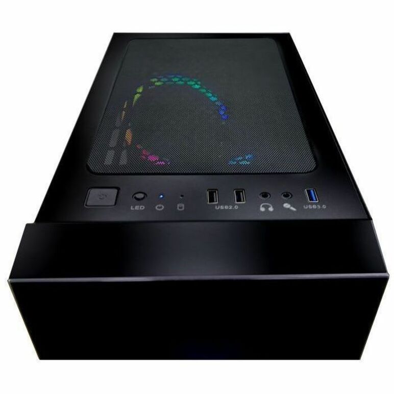 CLX SET TGMSETRTA5500BM Gaming Desktop Computer - AMD Ryzen 5 8400F - 32 GB - 2 TB PCI Express NVMe SSD - Mini-tower - Black