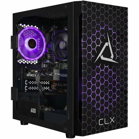CLX SET TGMSETRTA5500BM Gaming Desktop Computer - AMD Ryzen 5 8400F - 32 GB - 2 TB PCI Express NVMe SSD - Mini-tower - Black