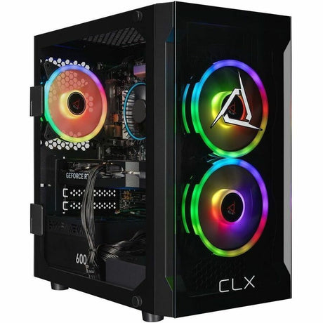 CLX SET TGMSETRTA5501BM Gaming Desktop Computer - Intel Core i5 14th Gen i5-14400F - 32 GB - 2 TB SSD - Mini-tower - Black