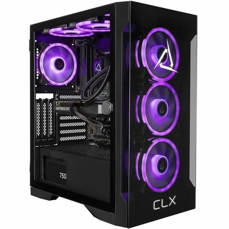 CLX SET TGMSETRTU5505BM Gaming Desktop Computer - Intel Core i9 14th Gen i9-14900KF - 32 GB - 2 TB PCI Express NVMe SSD - Mid-tower - Black