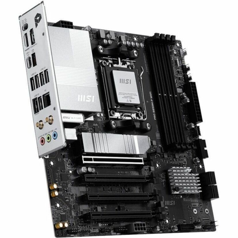MSI B850M-P WIFI Gaming Desktop Motherboard - AMD B850 Chipset - Socket AM5 - Micro ATX