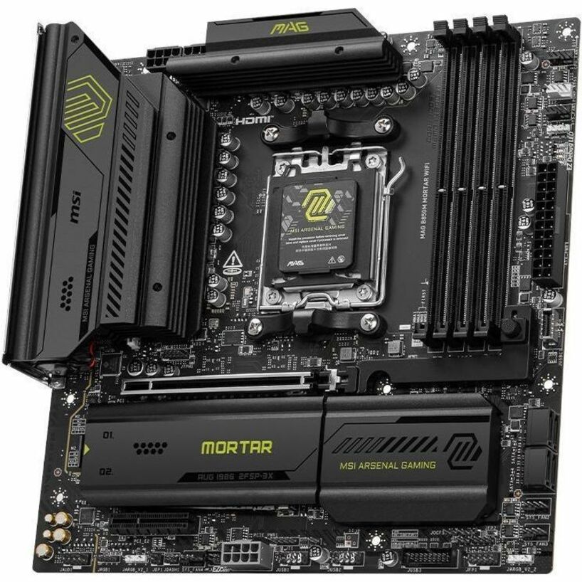 MSI MAG B850M MORTAR WIFI Gaming Desktop Motherboard - AMD B850 Chipset - Socket AM5 - Micro ATX