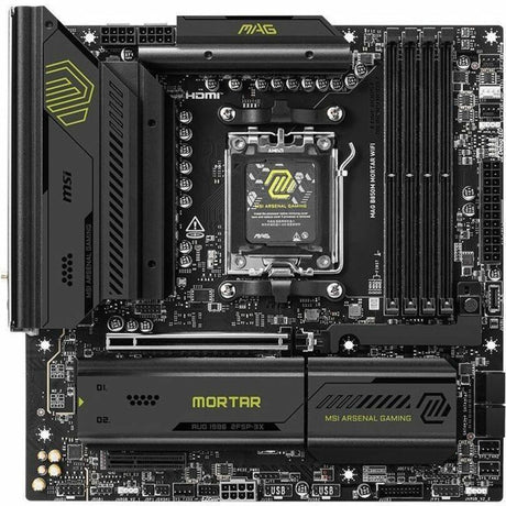 MSI MAG B850M MORTAR WIFI Gaming Desktop Motherboard - AMD B850 Chipset - Socket AM5 - Micro ATX