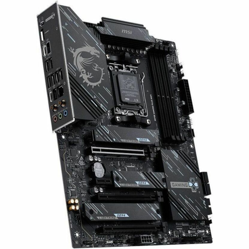 MSI X870E GAMING PLUS WIFI Gaming Desktop Motherboard - AMD X870E Chipset - Socket AM5 - ATX