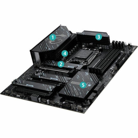 MSI X870E GAMING PLUS WIFI Gaming Desktop Motherboard - AMD X870E Chipset - Socket AM5 - ATX
