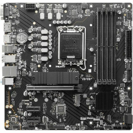 MSI B760M-P Gaming Desktop Motherboard - Intel B760 Chipset - Socket LGA-1700 - Micro ATX