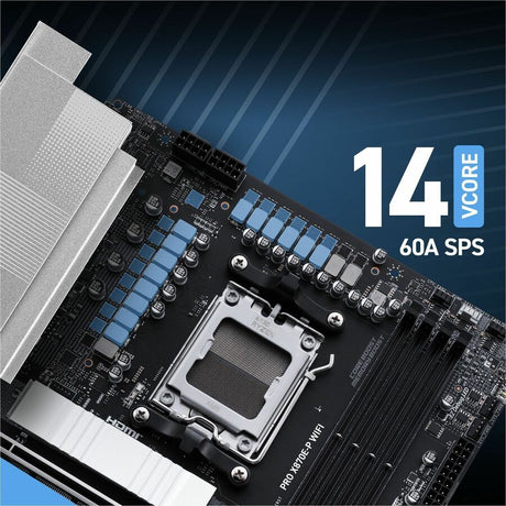 MSI PRO X870E-P WIFI Gaming Desktop Motherboard - AMD X870E Chipset - Socket AM5 - ATX