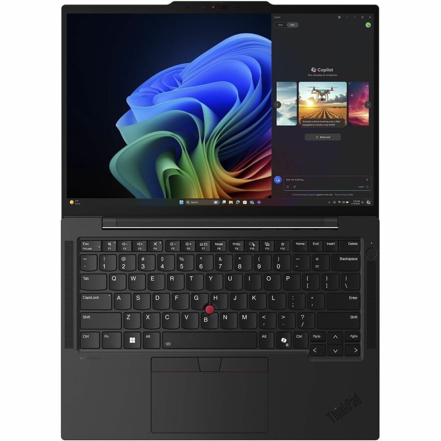 Lenovo ThinkPad T14 Gen 6 21QJ00CSUS 14" Copilot+ PC Notebook - WUXGA - 60 Hz - AMD Ryzen AI 7 PRO 350 - 16 GB - 512 GB SSD - English Keyboard - Black