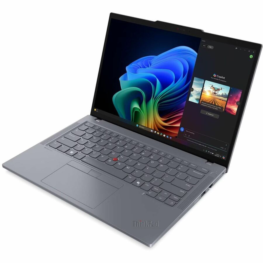 Lenovo ThinkPad T14 Gen 6 21QJ00CRUS 14" Copilot+ PC Notebook - WUXGA - 60 Hz - AMD Ryzen AI 5 PRO 340 - 16 GB - 256 GB SSD - English Keyboard - Gray