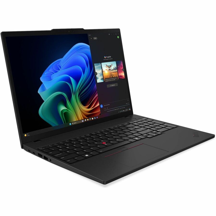 Lenovo ThinkPad T16 Gen 4 21QN0045US 16" Copilot+ PC Notebook - WUXGA - 60 Hz - AMD Ryzen AI 5 PRO 340 - 16 GB - 256 GB SSD - English Keyboard - Black