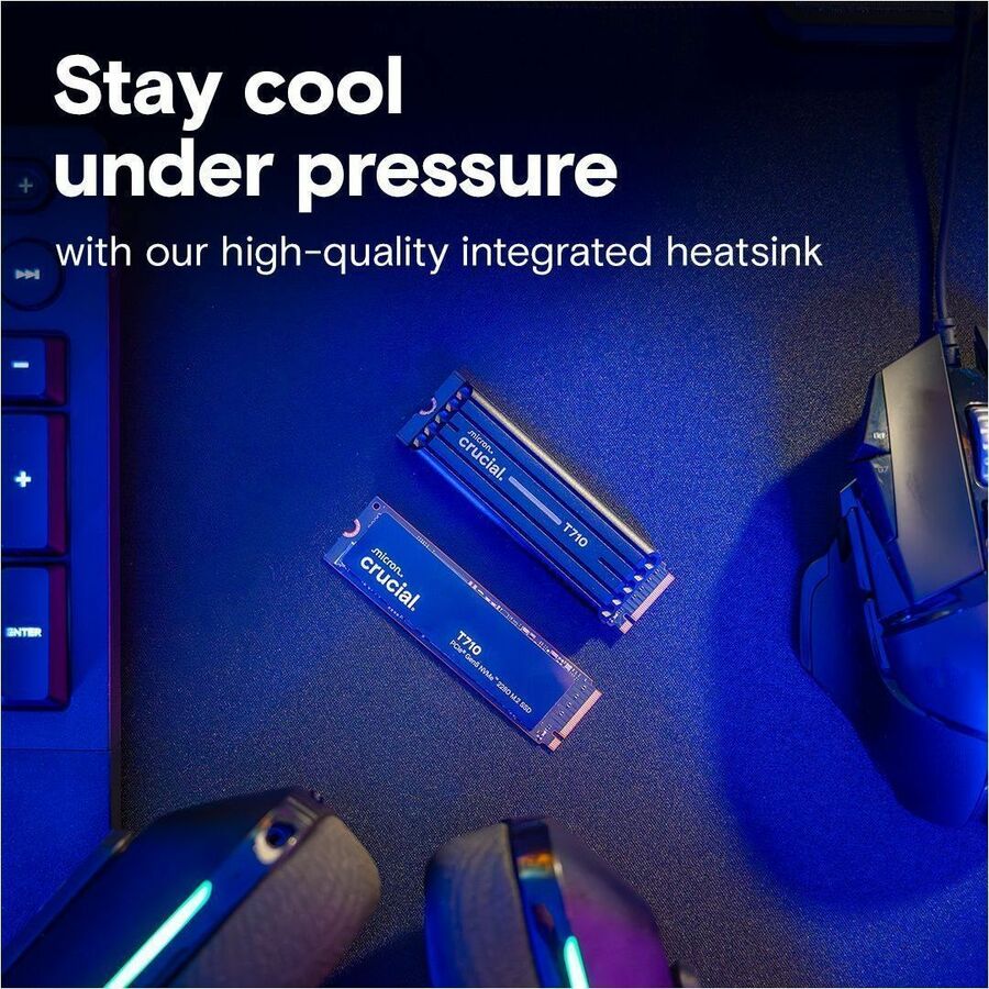 Crucial T710 4 TB Solid State Drive - M.2 2280 Internal - PCI Express NVMe (PCI Express NVMe 5.0)