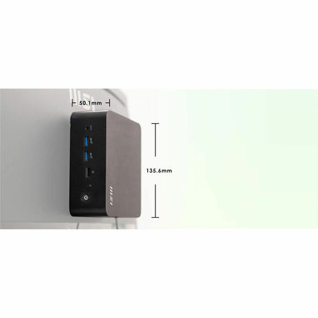 MSI Cubi NUC 1M CUBI NUC 1MG-276BUS Barebone System - Mini PC - Intel Core 5 120U 1.40 GHz Deca-core (10 Core)