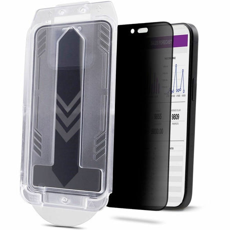 StarTech.com 4-Way 360 Privacy Screen For iPhone 16 Plus, Portrait/Landscape, Touch-Enabled, Tempered Glass Protector, 4Way Filter, TAA