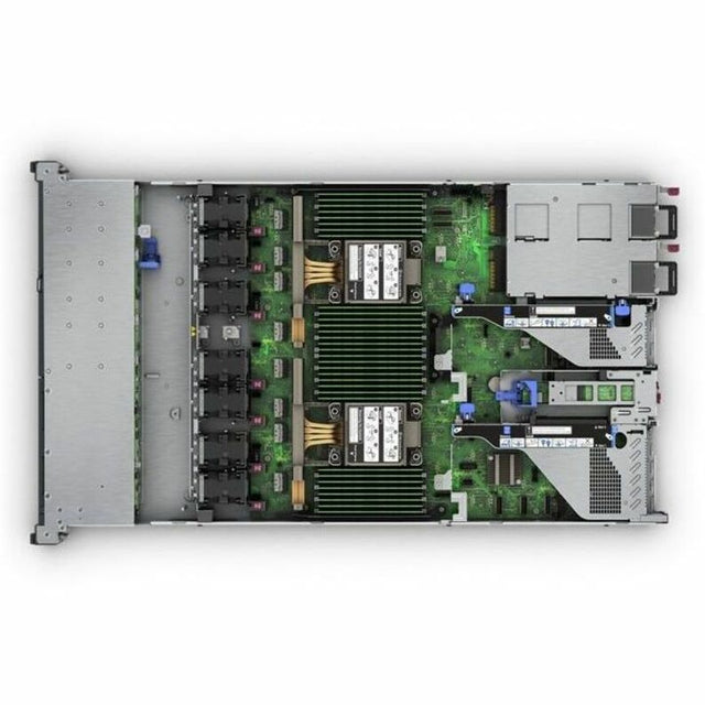 HPE ProLiant DL360 Gen11 1U Rack Server - 1 x Intel Xeon Silver 4510 2.40 GHz - 64 GB RAM - 8 TB HDD - (2 x 4TB) HDD Configuration - Serial ATA/600, 12Gb/s SAS, NVMe Controller