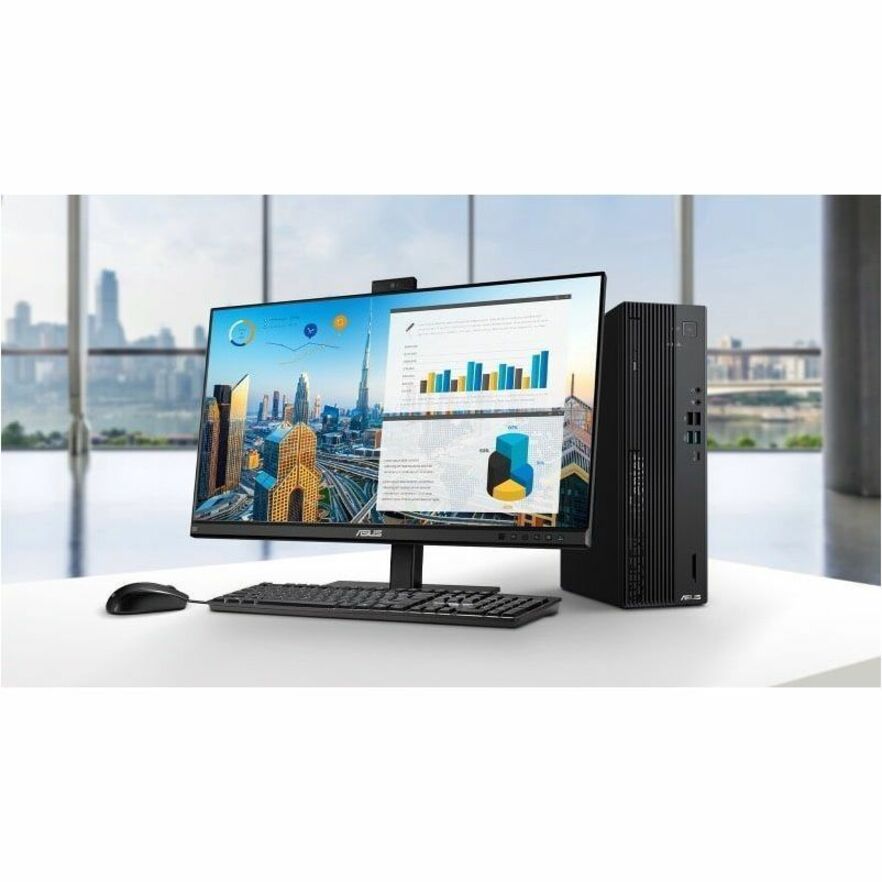 Asus ExpertCenter D7 D701SER-XS703 Desktop Computer - Intel Core i7 14th Gen i7-14700 - 16 GB - 512 GB SSD - Small Form Factor - Black