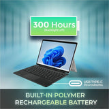 Adesso Portable Keyboard/Cover Case for 12.9" Microsoft Surface Pro 3, Surface Pro 4, Surface Pro 6, Surface Pro (5th Gen), Surface Pro 7 Tablet - English (US) Keyboard