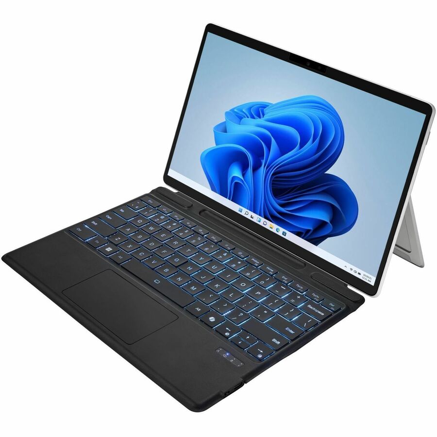 Adesso Portable Keyboard/Cover Case for 13" Microsoft Surface Pro 8, Surface Pro 9 Tablet - English (US) Keyboard