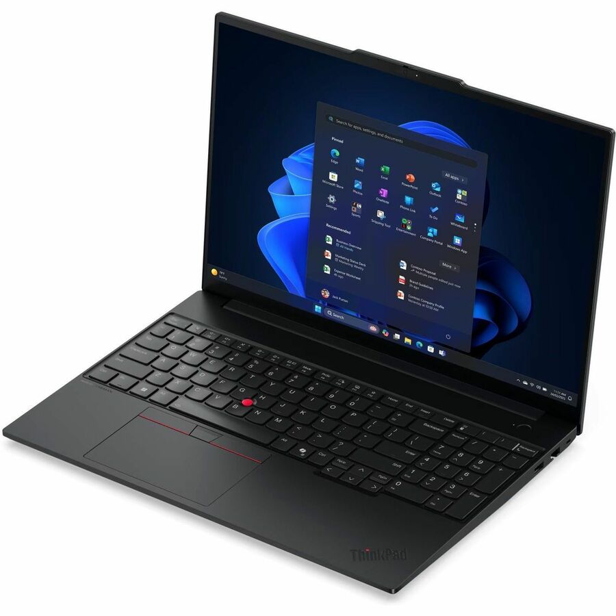 Lenovo ThinkPad E16 Gen 3 21ST0004US 16" Notebook - WUXGA - AMD Ryzen 7 250 - 16 GB - 512 GB SSD - English Keyboard - Black