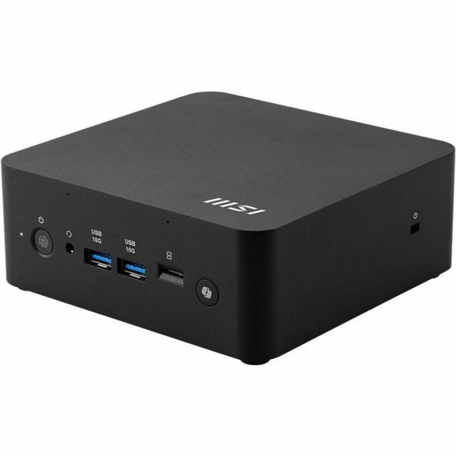 MSI Cubi NUC AI 2MG Cubi NUC AI+ 2MG-020UST Desktop Computer - Intel Core Ultra 9 288V - 32 GB - 1 TB SSD - Mini PC - Black - TAA Compliant