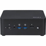 MSI Cubi NUC AI+ 2MG Cubi NUC AI+ 2MG-018US Desktop Computer - Intel Core Ultra 9 288V - 32 GB - 1 TB SSD - Mini PC - Black
