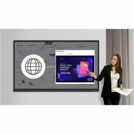 LG CreateBoard 75TR3DQ-B Collaboration Display
