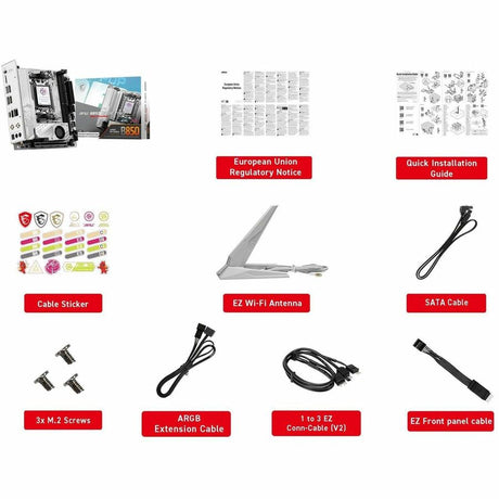 MSI MPG B850I EDGE TI WIFI Gaming Desktop Motherboard - AMD B850 Chipset - Socket AM5 - Mini ITX