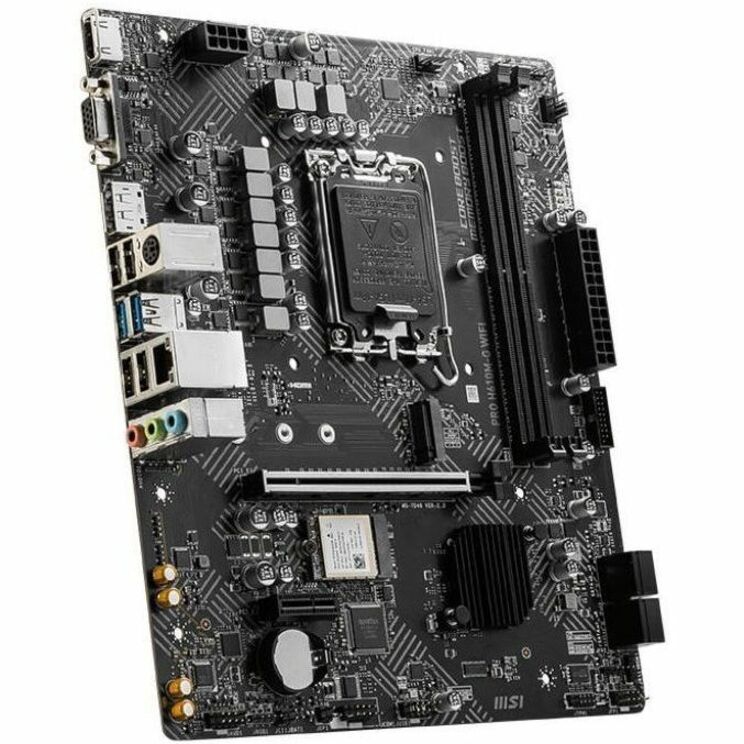 MSI PRO H610M-G WIFI Gaming Desktop Motherboard - Intel H610 Chipset - Socket LGA-1700 - Micro ATX