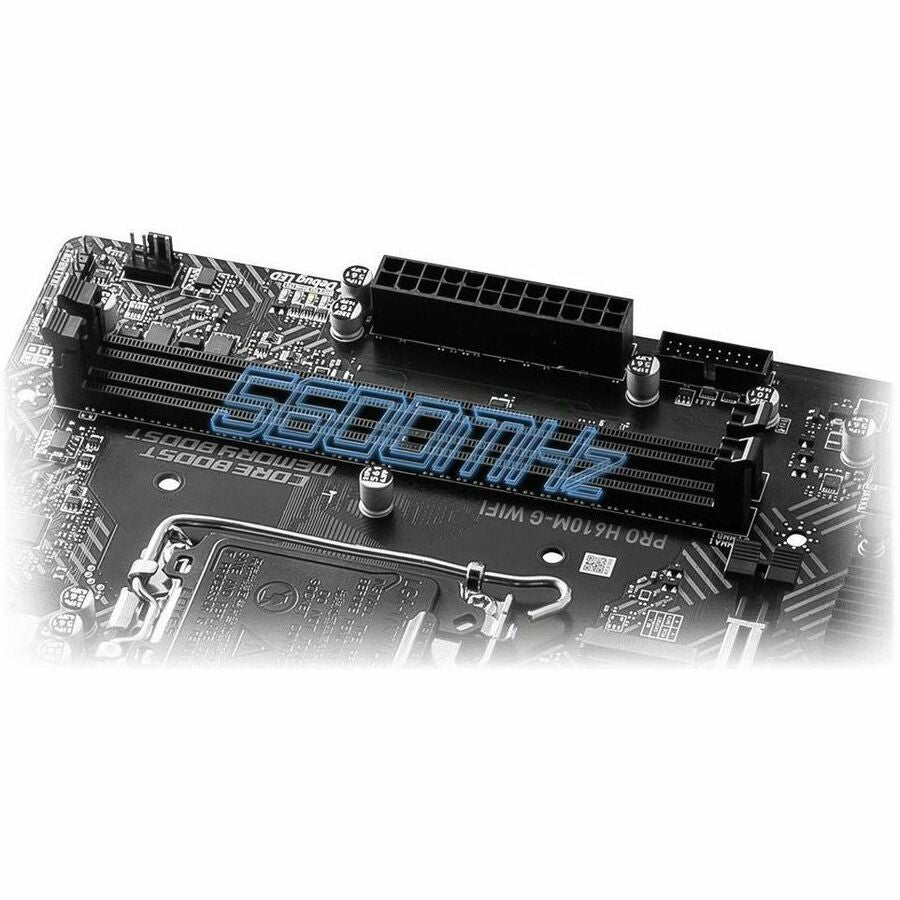 MSI PRO H610M-G WIFI Gaming Desktop Motherboard - Intel H610 Chipset - Socket LGA-1700 - Micro ATX